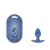 Ouch Anal Plug Small Metallic 6.5 cm Butt Plug Blue Butt Plugs